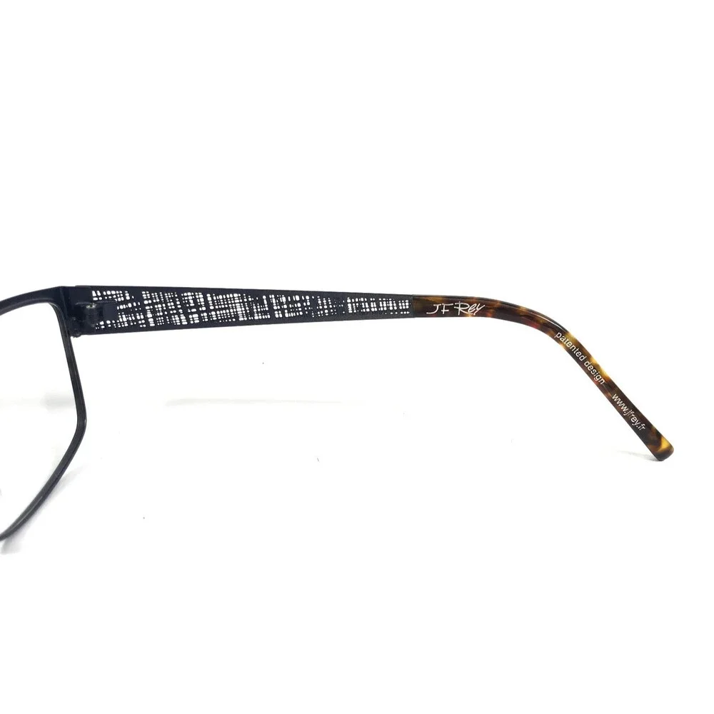 J.F. Rey Eyeglasses Frames JF2586 2090 Matte Brown Blue Square 55-18-145